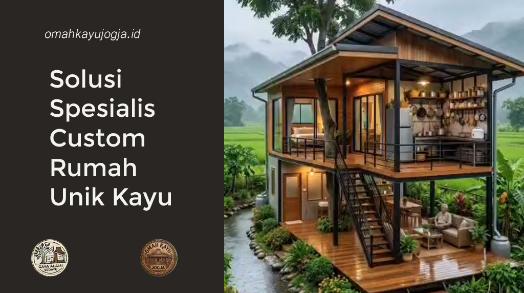 Rumah kayu custom Omah Kayu Jogja